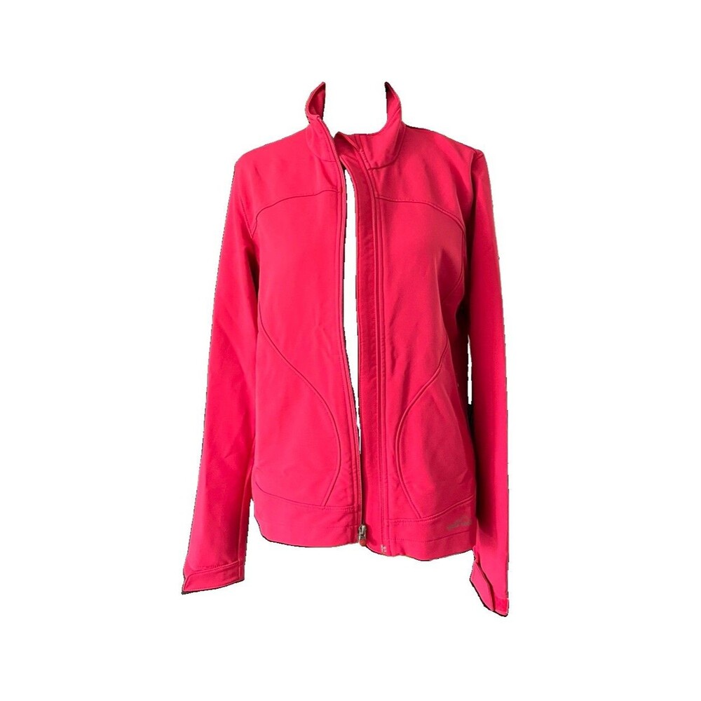 Eddie Bauer Jacket Women’s Pink Medium Softshell Full Zip Outdoor